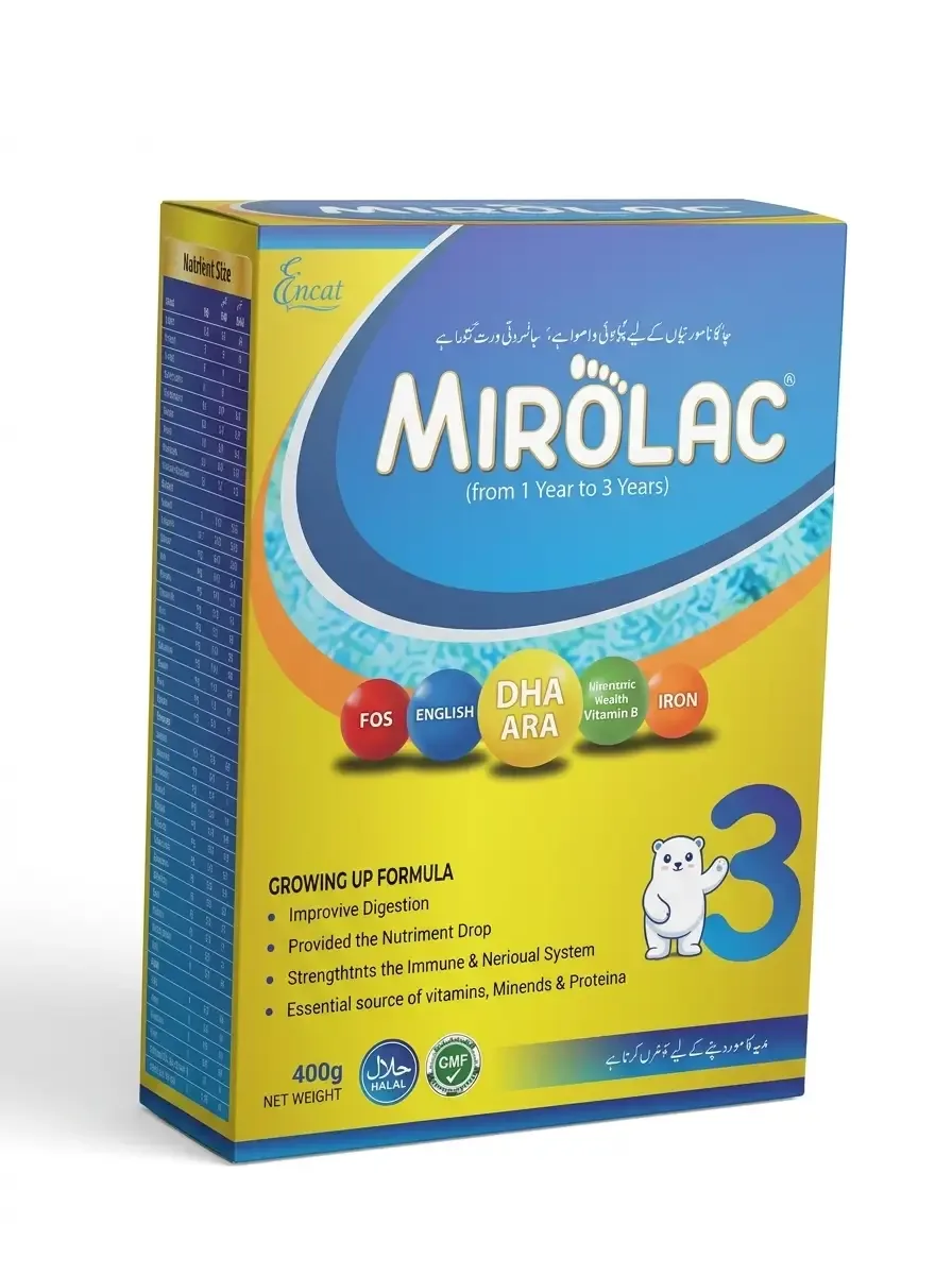 Mirolac 3 400 g — front of pack