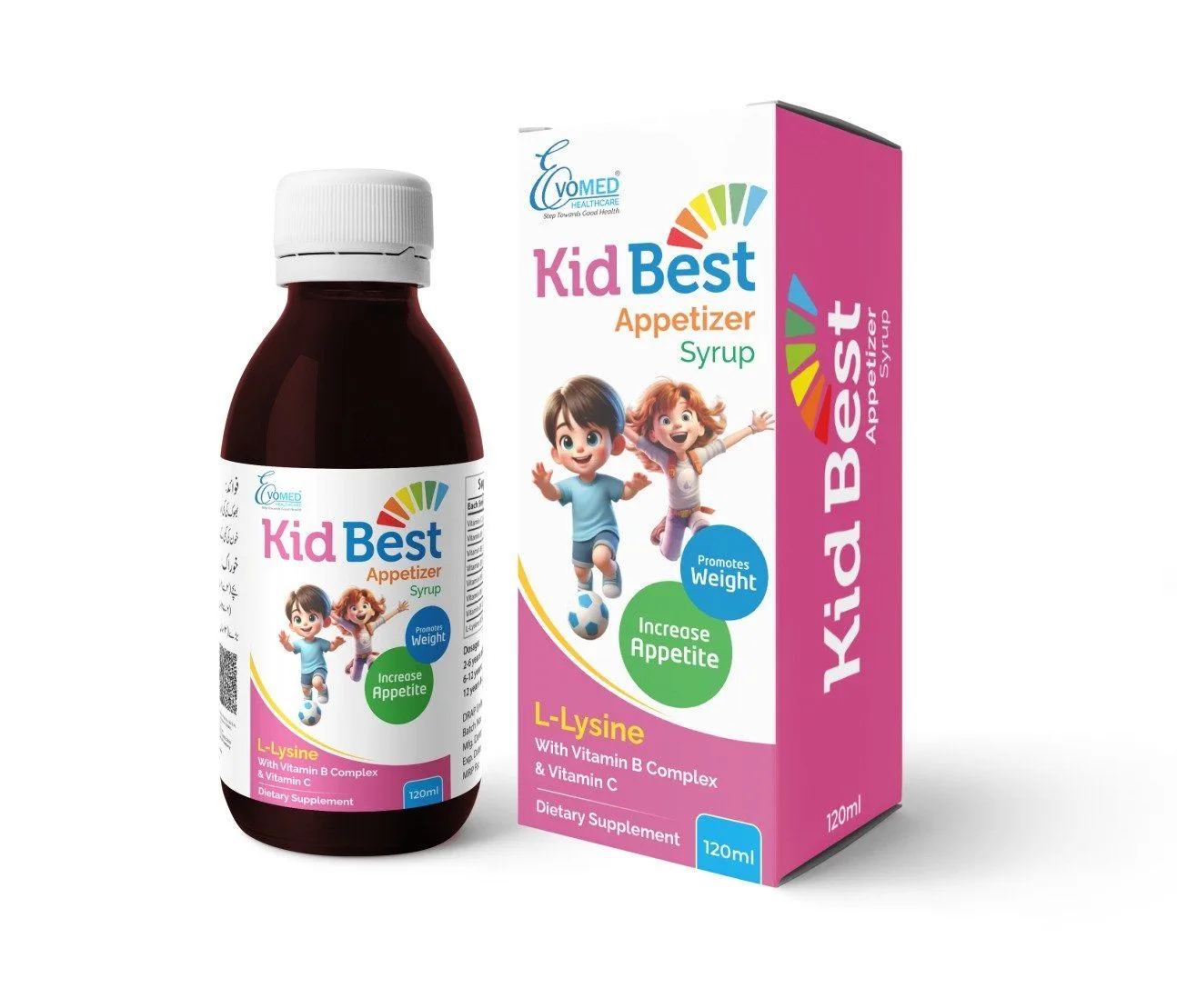 Kid Best Appetizer Syrup 120 ml — front of pack